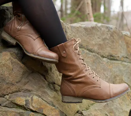 Wearing your leather boots in is the most natural and traditional way to soften them